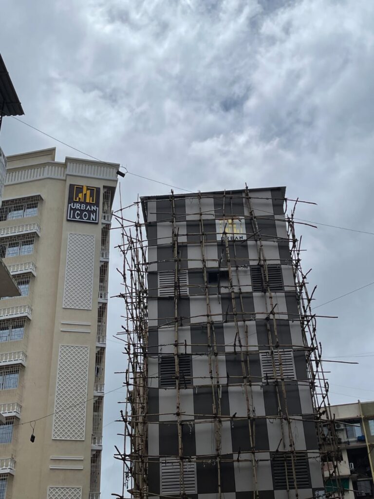 urban icon building acp cladding large signage